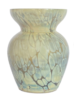 Frosted Marbled Multi Color Vase Assorted beige green blue vein