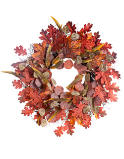 Mix Fall Foliage Wreath 24