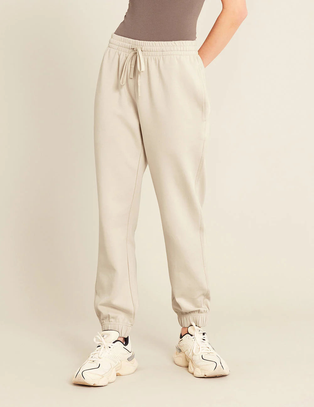 Boody Sand Gender Neutral Cuffed Sweatpants