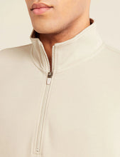 Load image into Gallery viewer, Boody Sand Gender Neutral Quarter Zip Sweater
