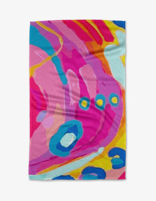 Geometry Abundance Tea Towel absorbent recycled materials