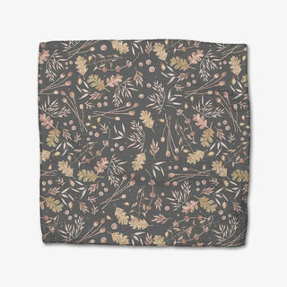 Geometry Autumn Harvest Dishcloth Set absorbent recycled materials leaves