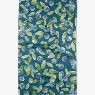 Geometry Blueberry Hill Tea Towel absorbent recycled materials