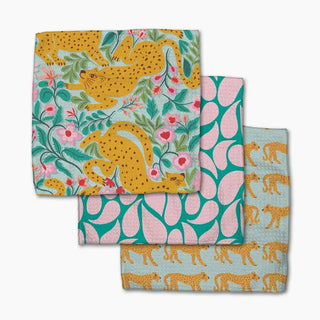 Geometry Cheetah Haven Dishcloth Set