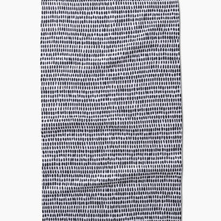 Geometry Dot Dot Dot Fresh Linen Tea Towel black and white