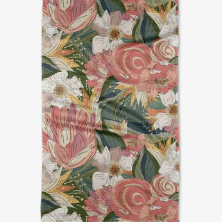Geometry Flower Explosion Tea Towel absorbent recycled materials