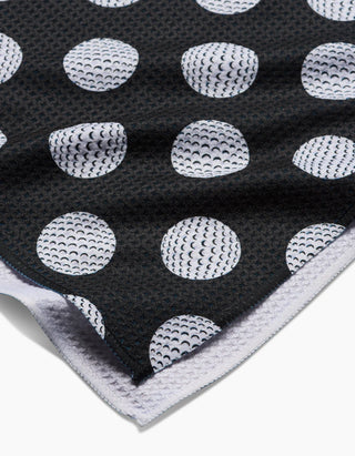 Geometry Hole In One Tea Towel golf ball recycled materials absorbent