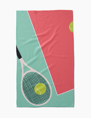 Geometry Love 15 Tea Towel tennis recycled materials absorbent