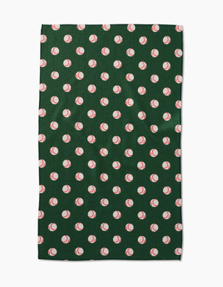 Geometry Play Ball Tea Towel baseball recycled materials absorbent