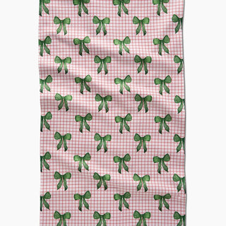 Geometry Ribbon and Cheer Tea Towel