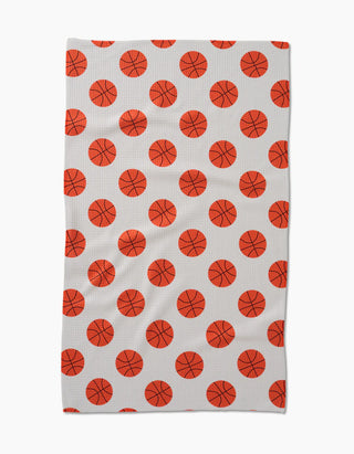 Geometry Three Pointer Tea Towel basketball recycled materials absorbent