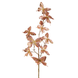 Glitter Pink Butterfly Spray