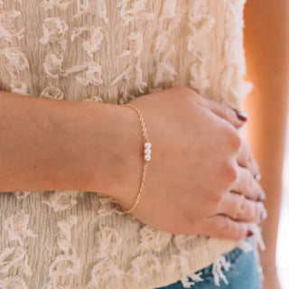 Gold Baptism Bracelet