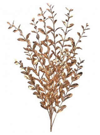 Gold Boxwood Spray 23"