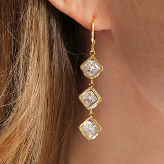 Gold Centerpiece Earrings