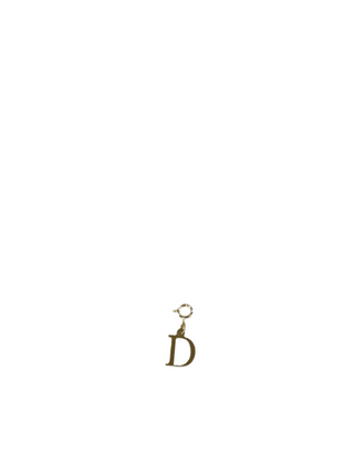 Gold Clip Charm D