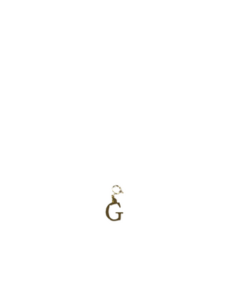 Gold Clip Charm G