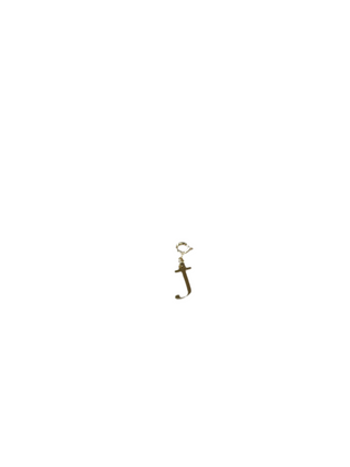 Gold Clip Charm J