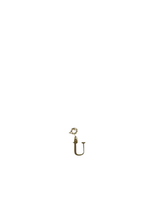 Gold Clip Charm U