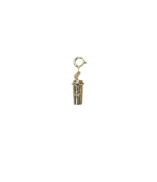 Gold Coffee Tumbler Clip Charm