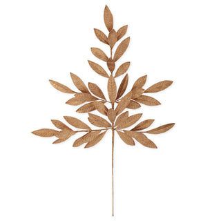Gold Magnolia Leaf Stem 26"