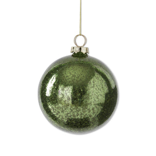 Green Glass Ornament 4"