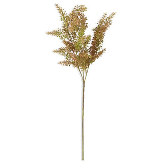 Green & Orange Fall Seeded Lilac Spray 28"