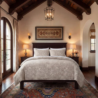 Light Mocha Genoa Duvet Cover Set
