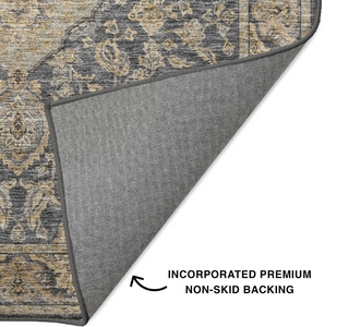 Hatay HY3 Charcoal 8'x10' Rug