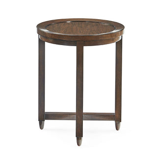 Havana Drink Table maple wood dark brown stain
