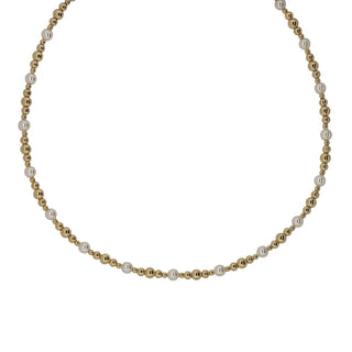 Heather 14K Gold Filled Ball Beaded Choker hypoallergenic nickel free waterproof tarnish free sensitive skin