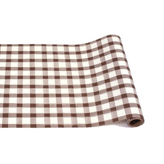 Hester & Cook Brown Painted Check Runner