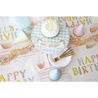 Happy Birthday table scape