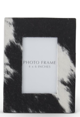 Hide Photo Frame Assorted 4x6 black and white