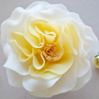 Hope Garden Petite Soap Flower  white/yellow