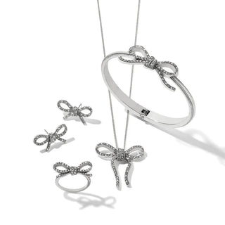  Bow Hinged Bangle