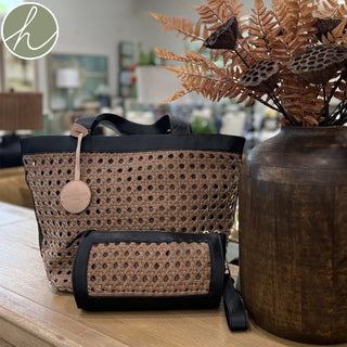 Ilse Jacobsen Shopper Tote Bag Mocca Black