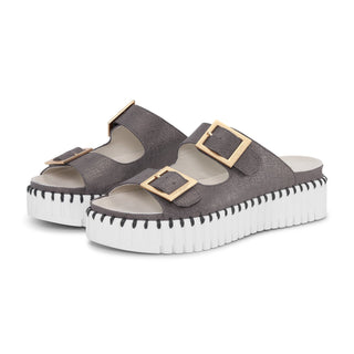 Ilse Jacobsen Tulip Sandal 1032 in Grey/White