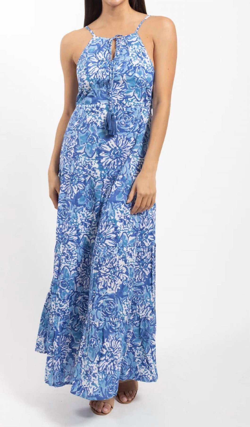 Jude Connally Anita Blue Floral Dress