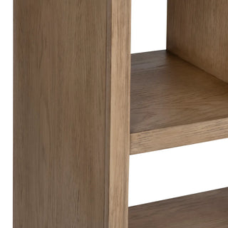 Jasper Etagere natural open five shelf shelves open divided