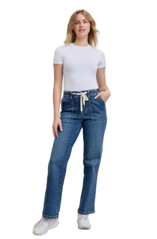 Judy Blue Drawstring Waist Jeans