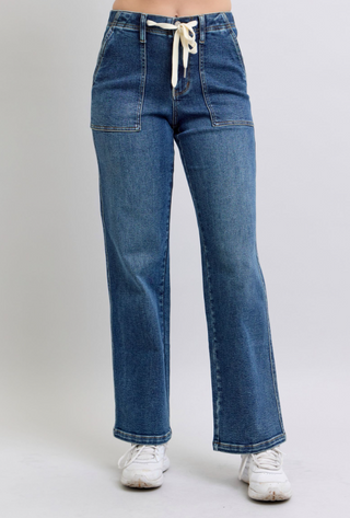 Judy Blue Drawstring Waist Jeans