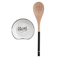 Load image into Gallery viewer, Wooden Spoon and Rest Assorted

