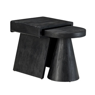 Keppler Nesting Tables in Black unique end table