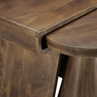 Keppler Nesting Tables in Brown unique dark brown end table