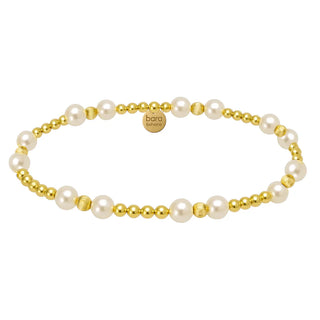 Bara Boheme Kimberly 14K Gold Filled Beaded Bracelet with Pearls