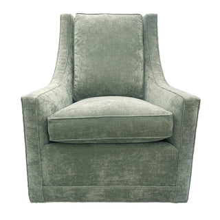 King Hickory Elsa Swivel in Bianca Willow chair