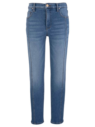 Kut Blair High Rise New Straight Leg with Side Inset in Exhibiting