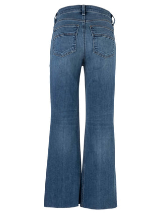 Kut Kelsey High Rise Ankle Flare Front Patch Pockets in Unbreakable