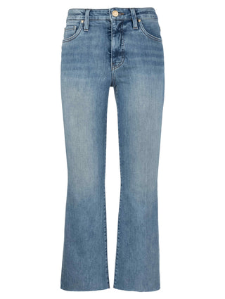 Kut Kelsey High Rise Ankle Flare with Raw Hem in Achievement